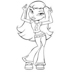 desenho de Bratz