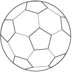 Bola para imprimir e colorir