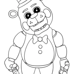 FNAF (Five Nights at Freddy’s) para imprimir e colorir