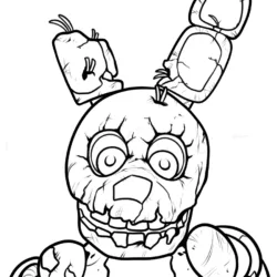 FNAF (Five Nights at Freddy’s) para imprimir e colorir