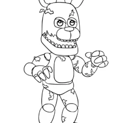 FNAF (Five Nights at Freddy’s) para imprimir e colorir