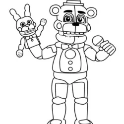 FNAF (Five Nights at Freddy’s) para imprimir e colorir