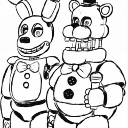 Toy Freddy - Five Nights at Freddy's 2 (desenho)  Fnaf coloring pages,  Monster coloring pages, Coloring books