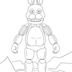 desenhos do jogo Five Nights at Freddy s para pintar e