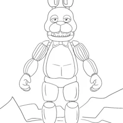 FNAF (Five Nights at Freddy’s) para imprimir e colorir