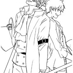 Luffy para imprimir e colorir