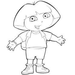 desenho de Dora