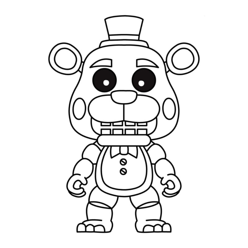 Desenhos de Five Nights at Freddy's para Colorir - Colorir.com