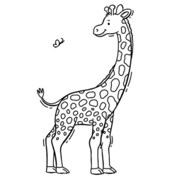 desenho de Girafas