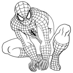 desenho de Homem-Aranha