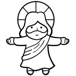 desenho de Jesus