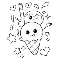 desenho de Kawaii