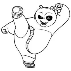 desenho de Kung Fu Panda