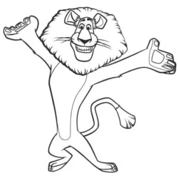 desenho de Madagascar