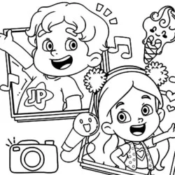 Maria Clara e JP para imprimir e colorir