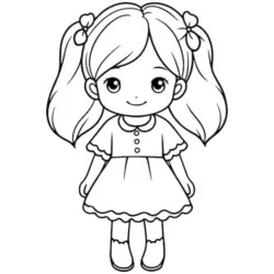 desenho de Meninas
