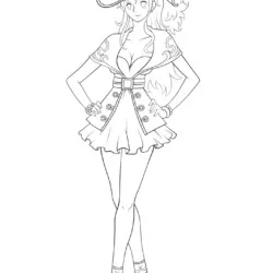 One Piece para imprimir e colorir
