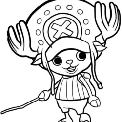 One Piece para imprimir e colorir