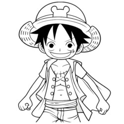 desenho de One Piece