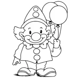 desenho de Palhaço