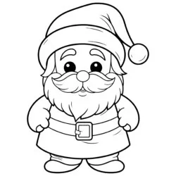 desenho de Papai Noel