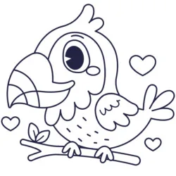 desenho de Pássaros