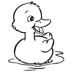 desenho de Patinhos