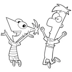 desenho de Phineas e Ferb