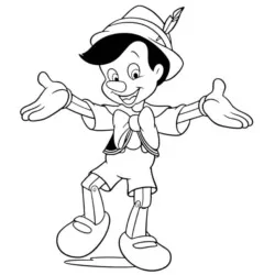 desenho de Pinóquio