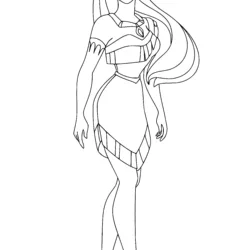 Pocahontas para imprimir e colorir