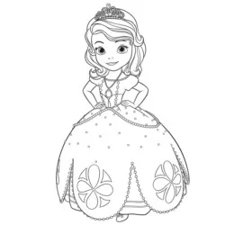 desenho de Princesa Sofia