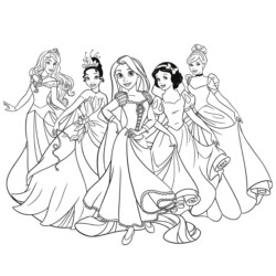 desenho de Princesas