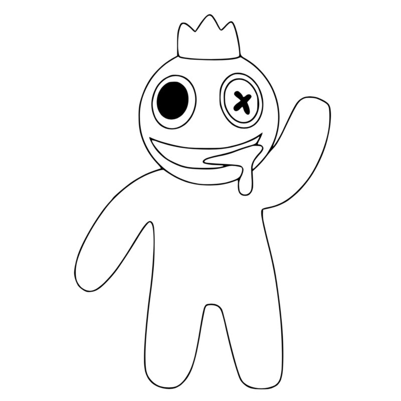 Desenhos rainbow friends colorir