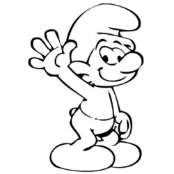desenho de Smurfs
