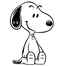 desenho de Snoopy