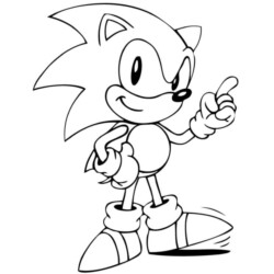 desenho de Sonic