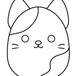Squishmallow para imprimir e colorir