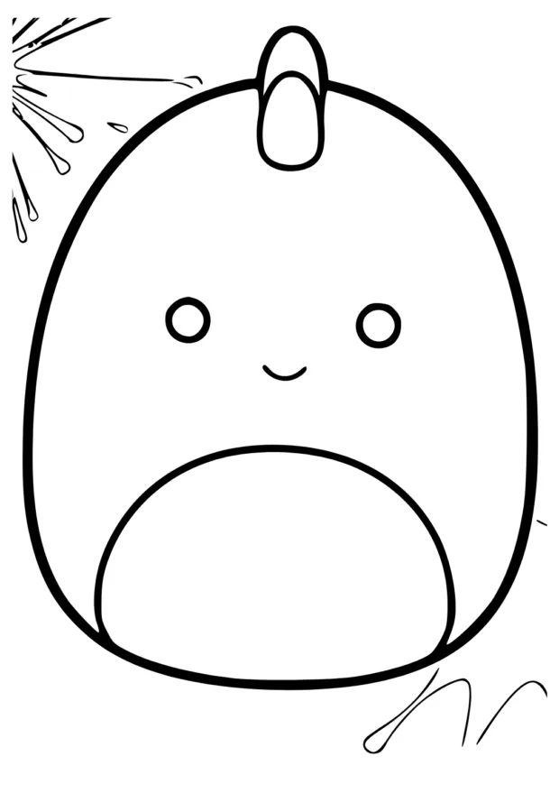 Squishmallow para imprimir e colorir