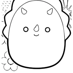 Squishmallow para imprimir e colorir