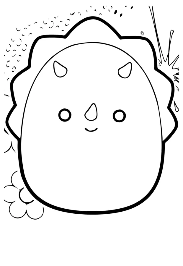 Squishmallow para imprimir e colorir