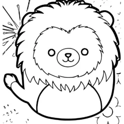 Squishmallow para imprimir e colorir