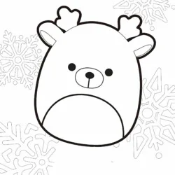 Squishmallow para imprimir e colorir
