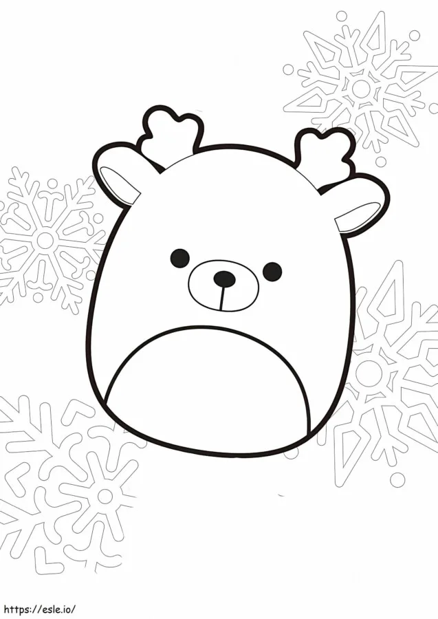 Squishmallow para imprimir e colorir