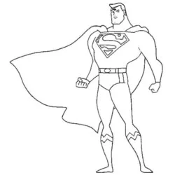 desenho de Superman