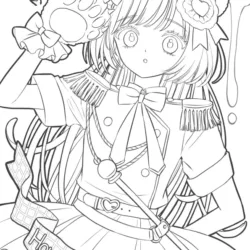 Anime para imprimir e colorir