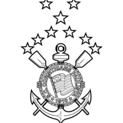 Corinthians para imprimir e colorir