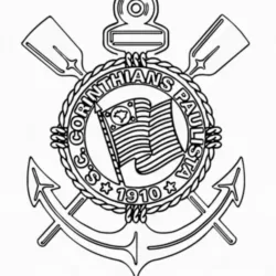Corinthians para imprimir e colorir
