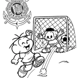 Corinthians para imprimir e colorir