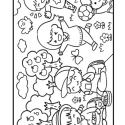 Kawaii para imprimir e colorir