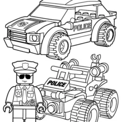 Lego para imprimir e colorir